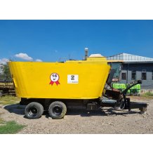 2016 MODEL ALPER MARKA 16 M3 DİK YEM KARMA MAKİNASI